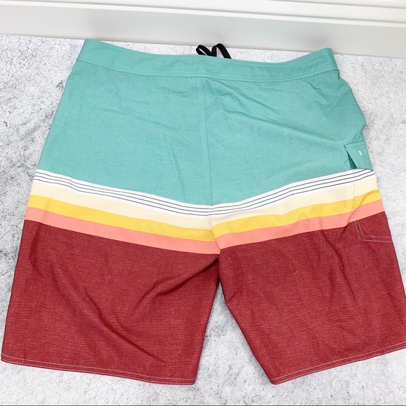 Rip Curl Mens Stripe Swim Trunks - Picture 6 of 7